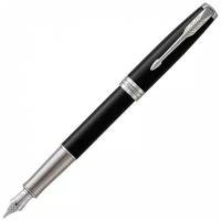 PARKER перьевая ручка Sonnet Core F530, 1948312, черный цвет чернил, 1 шт