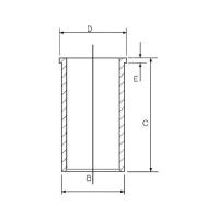 Гильза цилиндра Goetze 14-024670-00
