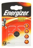 Батарейка ENERGIZER, CR 1620, литиевая, 1 шт, в блистере, E300844001