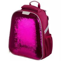 Ранец №1SCHOOL 879313 Sparkle Pink двусторонние пайетки фуксия/серебро