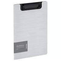 Berlingo Папка-планшет с зажимом Steel&Style A5+, пластик, белый