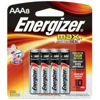 Батарейка Energizer Max AAA/LR03, в упаковке: 8 шт