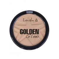 Lovely Пудра для лица компактная Golden Glow тон 3