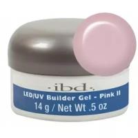 IBD, конструирующий камуфлирующий розовый гель (холодный оттенок) LED/UV Builder Gel Pink II, 14 гр