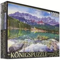 Пазл Konigspuzzle Германия. Озеро Айбзее (ГИK1000-0639), 1000 дет