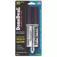 Клей эпоксидный DoneDeal 30-Minutes Epoxy Adhesive, прозрачный, шприц 28.4г, арт. DD6565