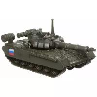Танк ТЕХНОПАРК Т-90 (SB-16-19-T90-G-WB) 1:43, 12 см, темно-зеленый
