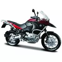 Мотоцикл Maisto BMW R 1200 GS (20-07123) 1:12, 10.1 см, красный/черный