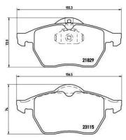 TRIALLI PF 4312 Колодки тормозные OPEL ASTRA G 2.0/VECTRA B/ZAFIRA A/SAAB 9-3/9-5 98> передние