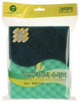 Губка-скраббер для мытья посуды SungBo Cleamy Double Multi Scrubber, 1 уп