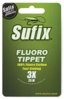 Леска SUFIX Fluoro Tippet прозрачная 25 м 0.138 мм 1,4 кг