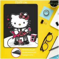 Игровой коврик для мыши для девочки Хелло китти Hello Kitty кошка