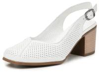 Туфли PIERRE CARDIN женские летние TR-MN-45-5182 размер 40, цвет: белый