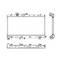 Основной радиатор (двигателя) Nrf 53038 для Subaru Impreza