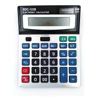 Калькулятор 12 разрядов настольный большой SDC-1238/1200, калькулятор для вычислений, калькулятор для ЕГЭ, калькулятор для школы, калькулятор для работы