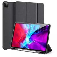 Чехол-книжка MyPads для Apple iPad Pro 12.9 2020/ 2021 (MHNF3 /K3 /Q3) (MHR83 /43 /E3) (MXFA2,MY2J2,MXAU2) с функцией засыпания черный