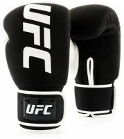 Перчатки UFC для бокса Pro Washable Bag Glove черные/белые (размер Large, L/XL)