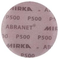 Диск шлифовальный Mirka Abranet d125 мм P500 на липучку сетчатая основа (5 шт.)