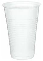 Одноразовые стаканы 200 мл,100 шт/уп, пластиковые, белые, ПП, холодное/горячее