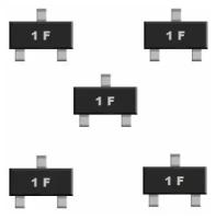 BC847B 1F транзистор 5 штук SOT23 SMD аналог 2SC1623 схема 2STR1160 характеристики цоколевка даташит ВС847В