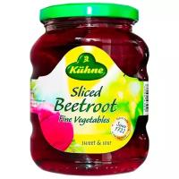 Свёкла Kuhne Sliced Beetroot ломтиками маринованная, 330 г