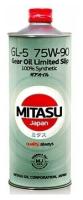 Масло трансмиссионное Mitasu Gear Oil LSD 75w90, синтетическое, API GL-5/MT-1, для дифференциалов, 1л, арт. MJ-411/1