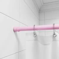 013A200M14, Карниз для ванной комнаты, 110-200 см, розовый, MI