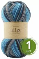 Пряжа Wooltime Alize - 1 моток (100 грамм, 200 м), цвет 11017