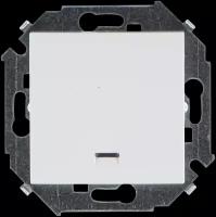 Simon Механизм выключателя 1-кл. СП Simon 15 16А IP20 с подсветкой винт. зажим бел. Simon 1591104-030