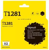 Струйный картридж T2 IC-ET1281 (C13T12814011/T1281/Stylus S22/SX125/SX130) для принтеров Epson, черный