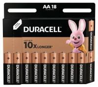 Батарейка DURACELL Alkaline, 1.5 В, LR6 BP18 BASIC