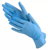 Перчатки медицинские диагностические нитриловые голубые MATRIX Classic Nitrile 100 шт S