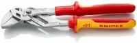 KNIPEX 86 06 250 - Slip-joint pliers - 5.2 cm - Chrome steel - Steel - Red/Yellow - 25 cm