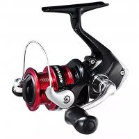 Катушка рыболовная Shimano Sienna FG 2500 без коробки с леской 0,260мм, для рыбалки на щуку, окуня, судака, голавля, жереха, форели / безынерционная / джиг