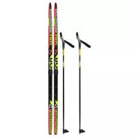 Комплект лыжный бренд ЦСТ 150/110 (+/-5 см), крепление SNS, цвета микс