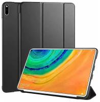 Чехол для планшета Huawei MatePad 11 (2021) / MatePad C7, из мягкого силикона, трансформируется в подставку (черный)