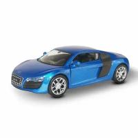 Машинка WELLY 2009 AUDI R8 V10 Синий / модель машины 1:38 с пружинным механизмом