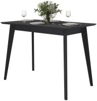 Стол обеденный / кухонный Пегас Classic (102*61) см прямоугольный, нераздвижной, деревянный -Черный