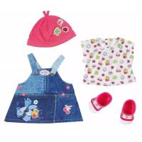 Одежда Zapf Creation Baby born Джинсовый сарафанчик 824-498