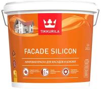 Краска для фасадов и цоколей Facade Silicon (Фасад Силикон) TIKKURILA 2,7л бесцветный (база С)