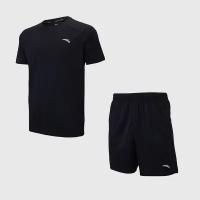 Форма Anta футбольная, шорты и футболка, размер xxxl, черный