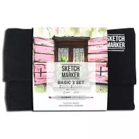 SketchMarker Набор маркеров Basic Set 3, 3 шт