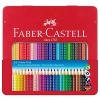 Faber-Castell Цветные карандаши Grip, 24 цвета (112423), 24 шт