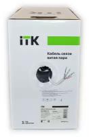 Кабель ITK UTP Cat 6 LC1-C604-111, 20 м, серый