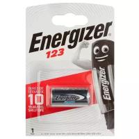 Батарейка Energizer CR123, в упаковке: 1 шт