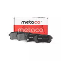 Колодки тормозные задние дисковые к-кт Metaco 3010007