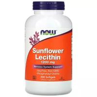 Капсулы NOW Sunflower Lecithin 1200 мг, 200 шт