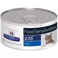 Влажный корм для кошек Hill's Prescription Diet z/d Food Sensitivities при пищевой аллергии 156 г (паштет)