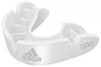 Капа одночелюстная Adidas Opro Silver Gen4 Self-Fit Mouthguard белая размер SR