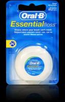 Зубная нить Oral-B Essential Floss вощеная, Мята, 50 м